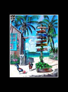 Key West Signs Print