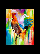 Julio Rooster Print