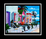Key West Street Scene Print